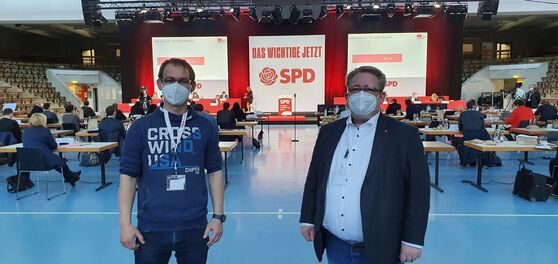 Enrico Becker (von links) und Mirko Witkowski.