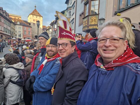 Anton Graf (von links), Sascha Binder und Mirko Witkowski.