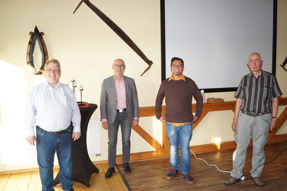 v.l.n.r. Mirko Witkowski, Frank Wößner, Torsten Stumpf, Klaus Schätzle, Foto: SPD
