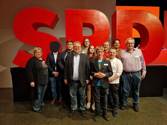Für den SPD-Kreisverband Rottweil beim Landesparteitag in Offenburg.